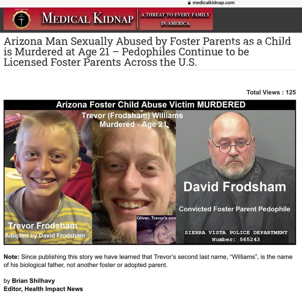 dmills3710's tweet photo. #CPS #FamilyCourt #FosterCare
Arizona Man Sexually Abused by Foster Parents as a Child is Murdered at Age 21 – #ChildSexualPredators Continue to be Licensed Foster Parents Across the U.S.
https://t.co/6Ay1Di57ZH https://t.co/6FAVzX3Pek