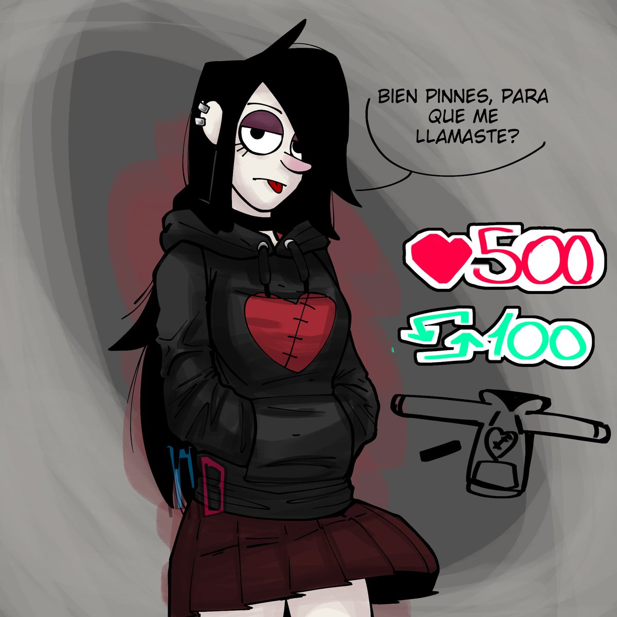 DrawingsWeirdo's tweet image. Robbie(Fem) strip game! 😛
A darle! (Puta madre, me salio muy sketch)

#GravityFalls #RobbieGravityFalls #Robbie