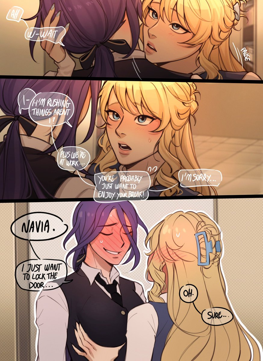 #clorivia office au 👩‍❤️‍💋‍👩