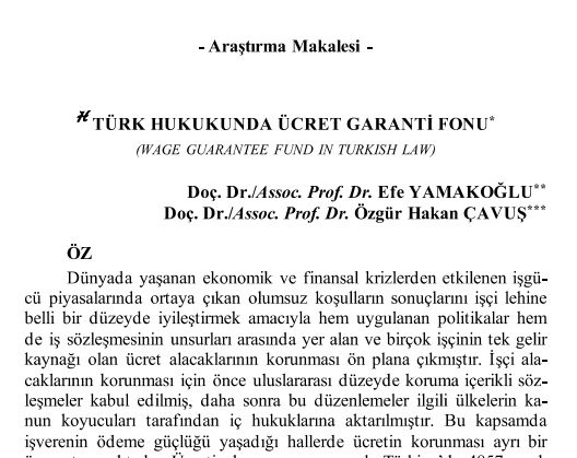 EYamakoglu's tweet photo. Sayın Hocam Prof. Dr. Ali Nazım Sözer'e Armağan Yayımlandı (LİHSGHD Özel Sayısı, Ağustos 2024).Son Yönetmelik değişikliği ile oldukça tartışmaya değer hale geldiğini düşündüğümüz bir konu olarak "Türk  Hukukunda Ücret Garanti Fonu" makalemiz de ilgili sayıdadır. https://t.co/6kB6egEpZF