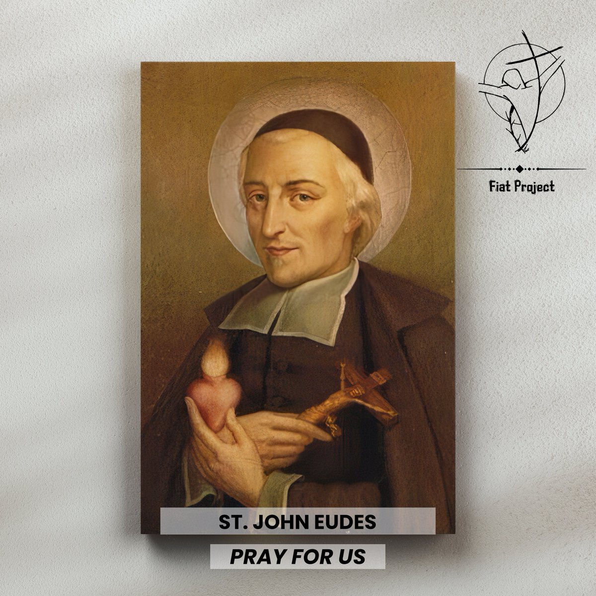 fiat_project's tweet photo. St. John Eudes was active in promoting the liturgical celebration of the Sacred Hearts, &amp; he is remembered for his profound spiritual writings &amp; commitment to reforming the clergy. https://t.co/LD22OKK50k