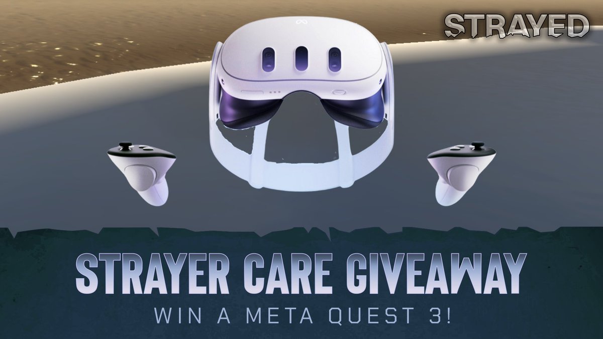 💥 WIN A META QUEST 3! 💥

Survival just got real 🏝️. We’re having a #giveaway of a Meta Quest 3 to help you conquer the wild in style!

Rack up those entries! ⤵️
bit.ly/StrayedGiveaway

🗓️ The winner will be announced on September 2nd, at 1 pm CDT