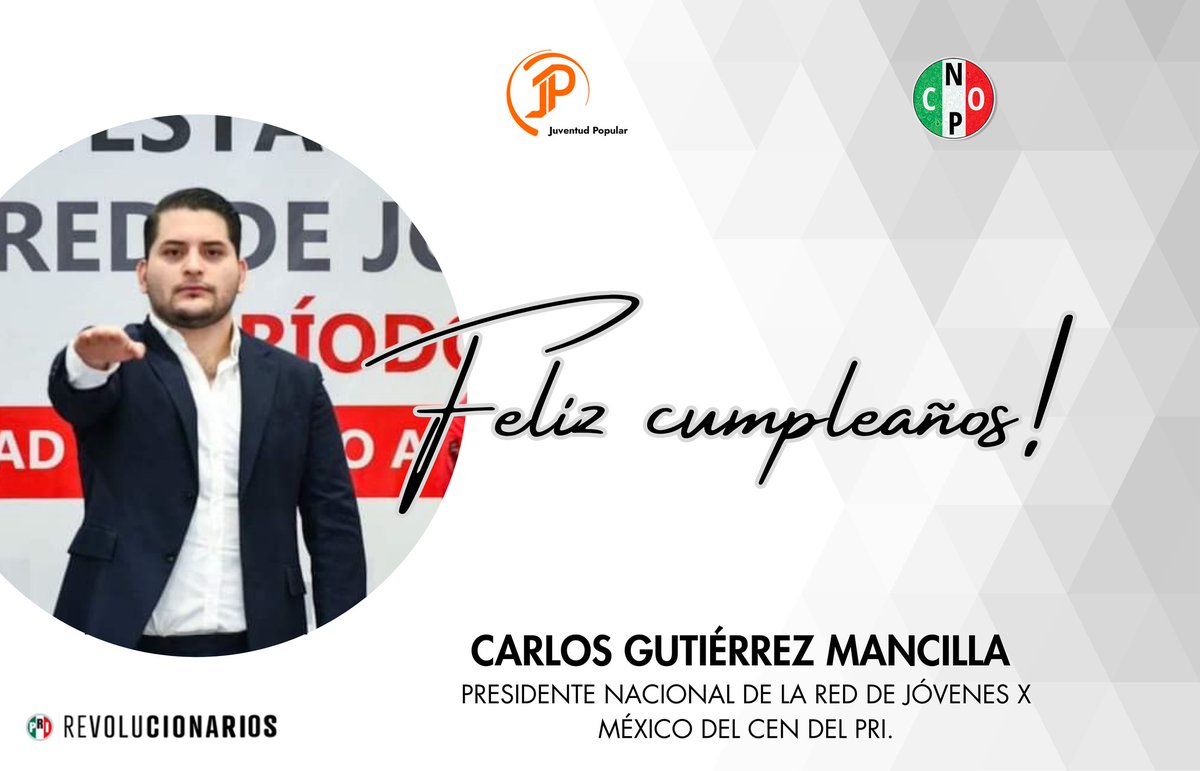 Estimado líder <a href="/CarlosGMancilla/">CarlosGM</a> te extendemos nuestras más sinceras felicitaciones por tu cumpleaños, que este nuevo año te brinde mucho éxito en todos tu proyectos.🎂🎉