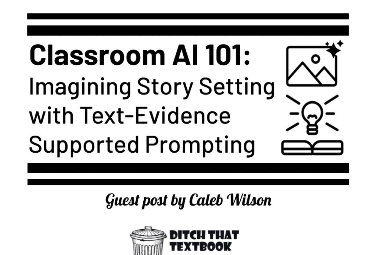 🖼️🤖 Bring stories to life with AI-generated images! Learn how to use AI to create vivid settings for your classroom activities.

Classroom AI 101: Imagining Story Setting with Text-Evidence Supported Prompting

i.mtr.cool/ujvxjenhiw