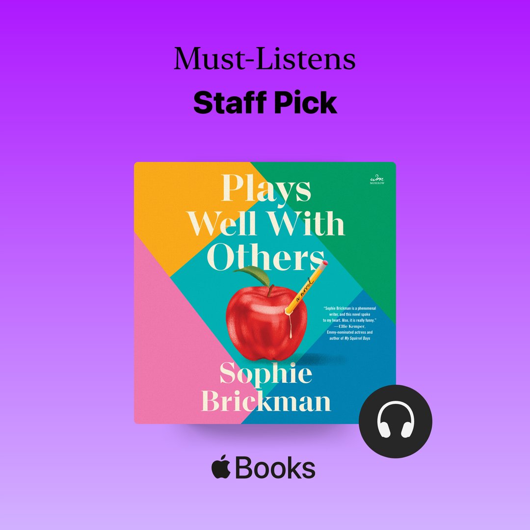 This Is Why We Lied by <a href="/slaughterkarin/">Karin Slaughter</a> and Plays Well With Others by <a href="/sbrickman/">Sophie Brickman</a> have been selected as August #MustListen audiobooks by <a href="/AppleBooks/">Apple Books</a>! Find out more: apple.co/mustlistens <a href="/WmMorrowBooks/">William Morrow</a>