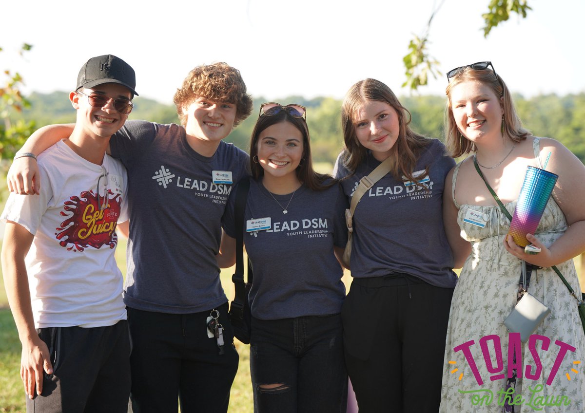 Calling all Lead DSM alums! Who will YOU catch up with at Toast on the Lawn this year? Tag a former classmate you’d like to see. And register at leaddsm.org/events by Aug. 23 for a surprise gift at the Sept. 24 all-alumni reunion and fundraiser.
