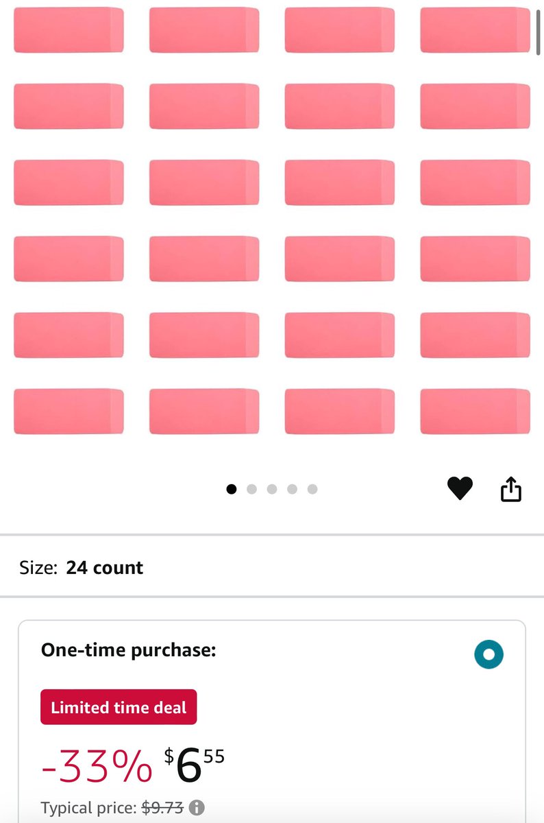 One school supply that my students really need is erasers. I literally have NONE for my students right now. If anyone could help out with this essential school supply I would be so grateful. #clearthelist2024 #clearthelist amazon.com/hz/wishlist/ls…