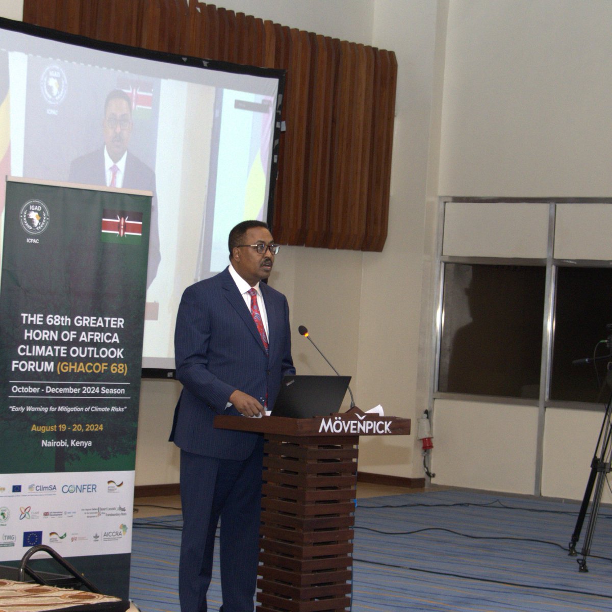Shiru_Theuri's tweet photo. Day 1 of #GHACOF68 in Nairobi highlighted @DrWorkneh’s message that Climate change &amp; extreme weather events are no longer a distant threat but a clear &amp; present danger. With significant risks to our environment, economies, and societies, Early Warning System are crucial #ECREA https://t.co/ft0OJ82Zh1