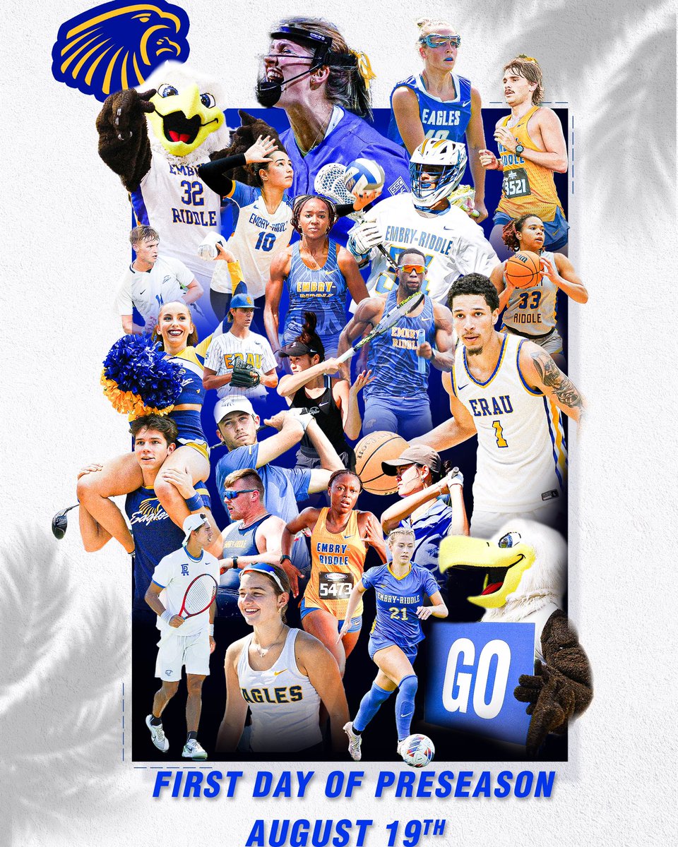 ERAUAthletics's tweet photo. Welcome to year 36 of ERAU Athletics! 

#StudentPersonPlayer | #GoERAU https://t.co/bevzCsU7VM