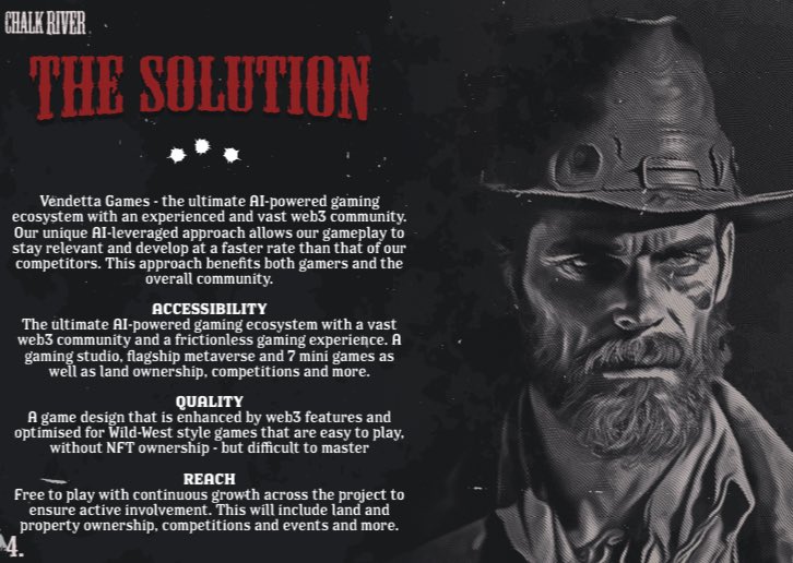 riimine21's tweet photo. Looking at @VendettaGamesHQ's solution towards #Web3_Gaming issues, one can easily tell it will soon dominate the #GameFi sector
With this strategy, it will definitely diminished problems affecting the sector, such as high barriers to entry, inflation, deflation etc
#Web3Games https://t.co/uFV69DA2JL