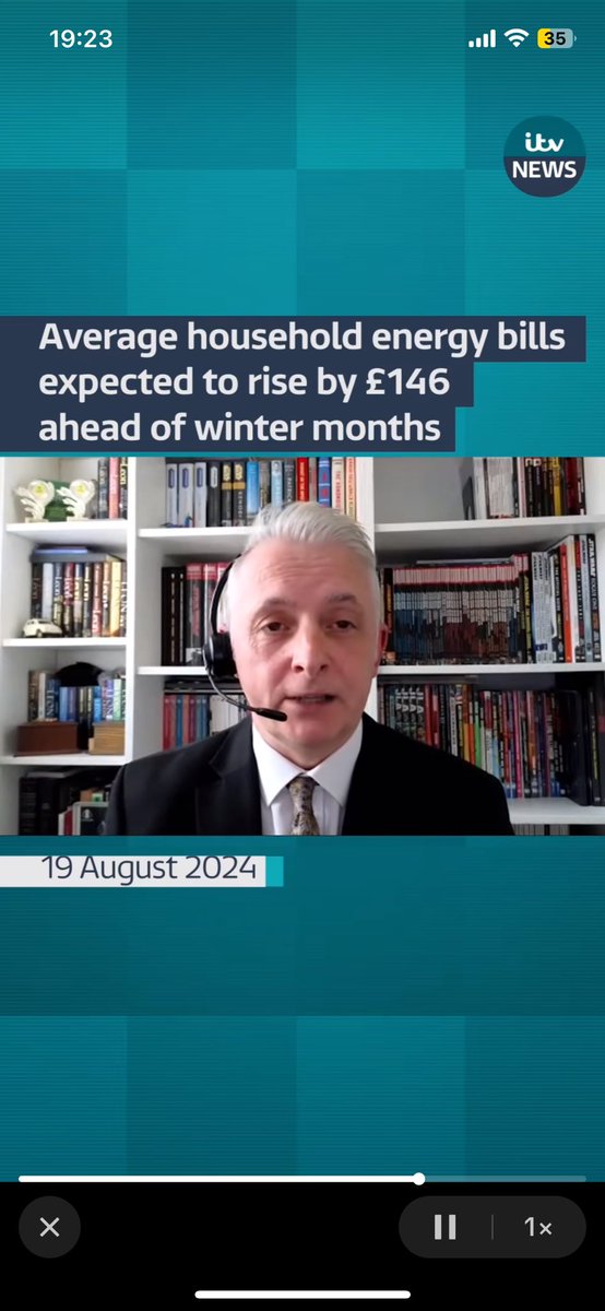 groble's tweet image. It’s funny how I heard about the energy price rise from @ComicPrintingUK and the expert they had on the new was sat in front of a bookshelf full of comics. Coincidence? I think not! CPUK to blame for Energy bills!