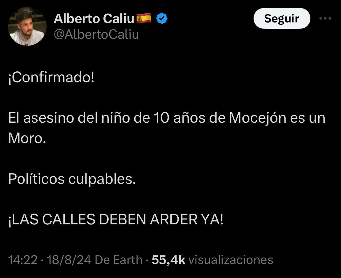 Fascistas borrando tuits donde "confirmaban" bulos y llamaban a hacer "arder las calles". Esta vez les ha salido mal, pero dad por hecho que lo van a seguir intentando hasta que lo consigan. Quieren que odies al pobre de fuera para que no te fijes en el rico de dentro.