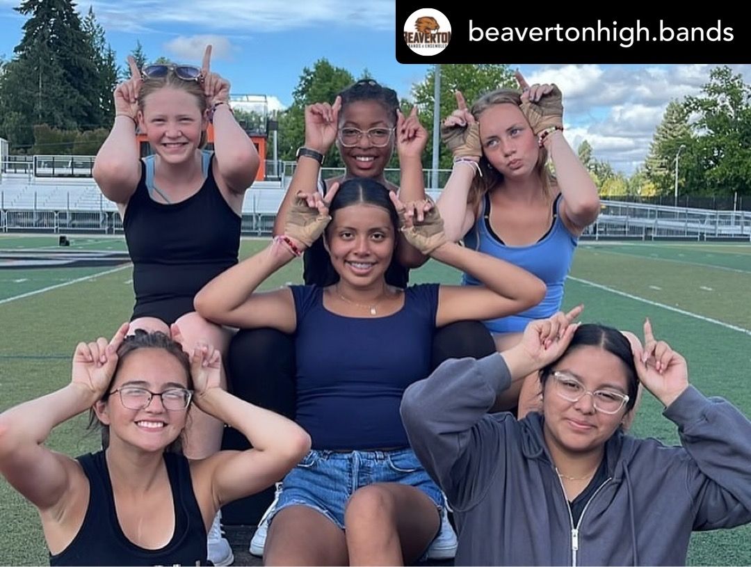 #Repost @beavertonhigh.bands HAPPY END OF BAND CAMP!! amazing first performance 🐞 see you again Wednesday🍃