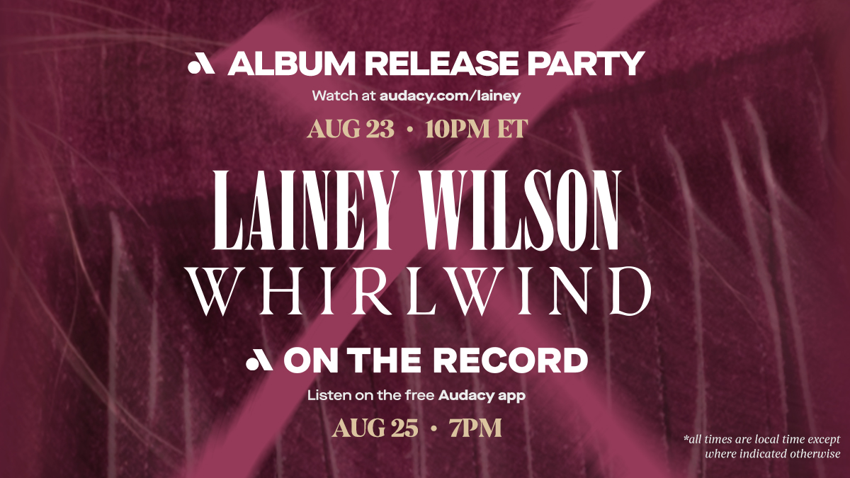 KMLE1079's tweet photo. .@LaineyWilson is taking over Audacy for a #WhirlwindWeekend 💫
Watch an exclusive performance on Fri, 8/23 at 10 pm ➡️ https://t.co/iZCK8DOO2B
Join us for ‘Lainey Wilson: On The Record’ to hear songs & stories behind her new music on Sun, 8/25 at 7 pm 🤠 https://t.co/XOwuTTat9V