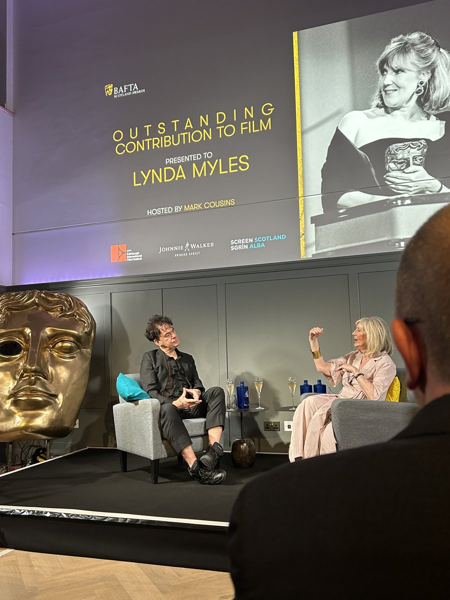 AlisonGoring's tweet image. So great to be celebrating Linda Myles, former director of the Edinburgh International Film Festival and former Head of Directing Fiction at the NFTS, tonight receiving BAFTA Scotland’s Outstanding Contribution to  Film Award. @baftascotland @edfilmfest #EIFF