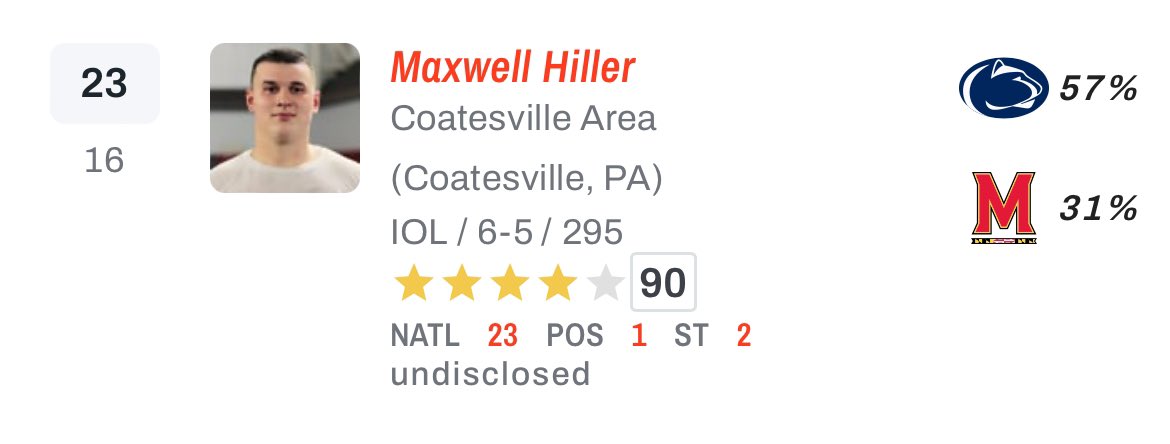 Thank you for the 4⭐️ ranking and #1 OL position rank ‼️‼️<a href="/On3sports/">On3</a>