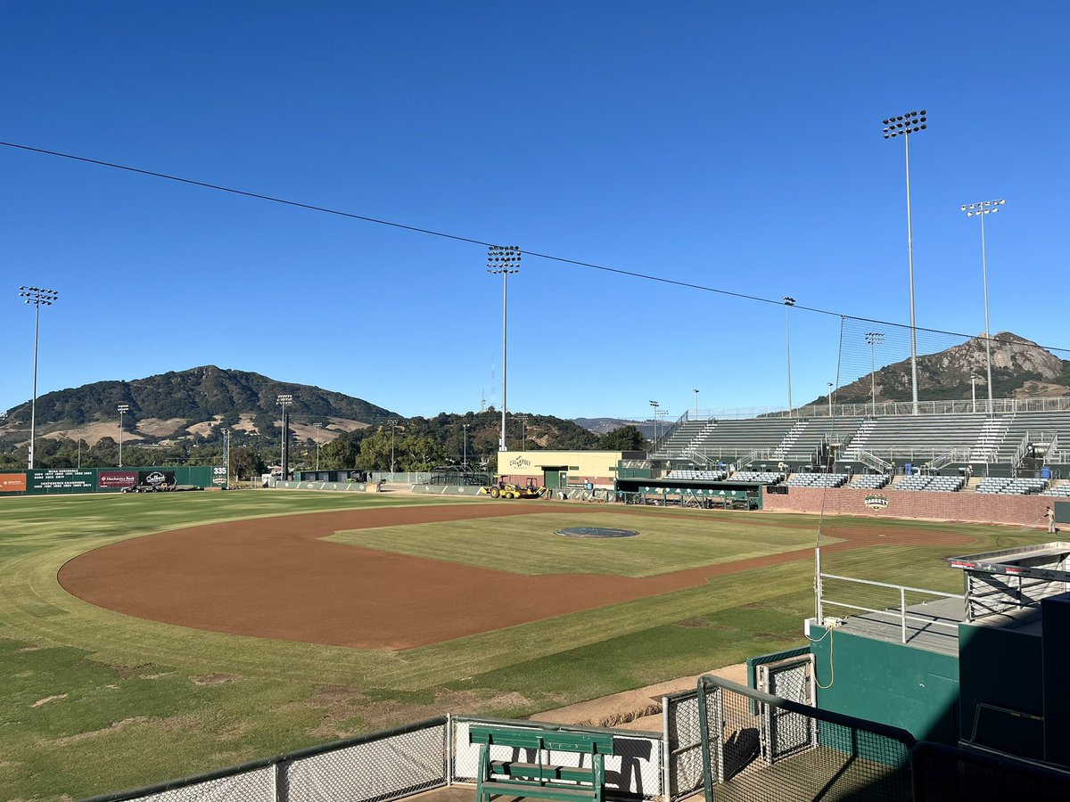 Infield renovation is done! Now onto another big upgrade for our player development with the addition of <a href="/KinaTraxInc/">KinaTrax</a> to Baggett Stadium!