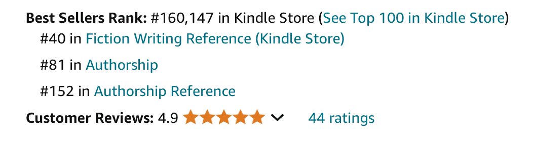 WulfMoon1's tweet image. Nine months since release and still topping the charts! 
𝐇𝐨𝐰 𝐭𝐨 𝐖𝐫𝐢𝐭𝐞 𝐚 𝐇𝐨𝐰𝐥𝐢𝐧𝐠 𝐆𝐨𝐨𝐝 𝐒𝐭𝐨𝐫𝐲 in the *other* American Top 40 today, Amazon’s Fiction Writing books! ✍️Got yours? 😊

books2read.com/howlinggoodsto…

#writersoftwitter #writingabook #writersoffacebook