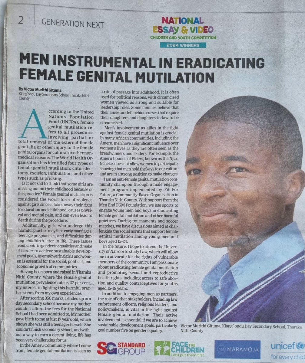 jessie_munene's tweet photo. At Fit For Future, the idea is grassroots engagements. @MenEndFGM, your support makes this happen. This is your champion. A lawyer in the making and very passionate on Reproductive Health Justice. #MenEngagement, #EndFGM. @EUAmbKenya,@chiaradaa, @YelizOsman, @AFGMBoard. https://t.co/lA34xmxmv8