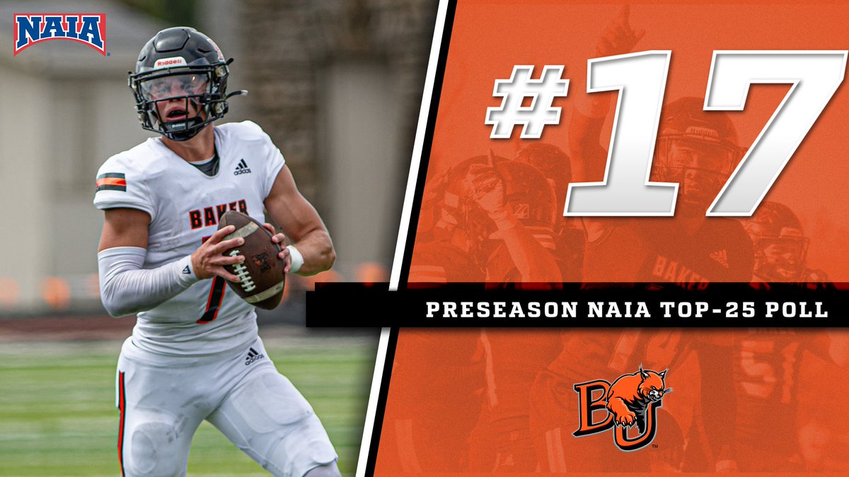 FB: Wildcats Ranked No. 17 in NAIA Preseason Top-25 Poll!

bakerwildcats.com/sports/fball/2…