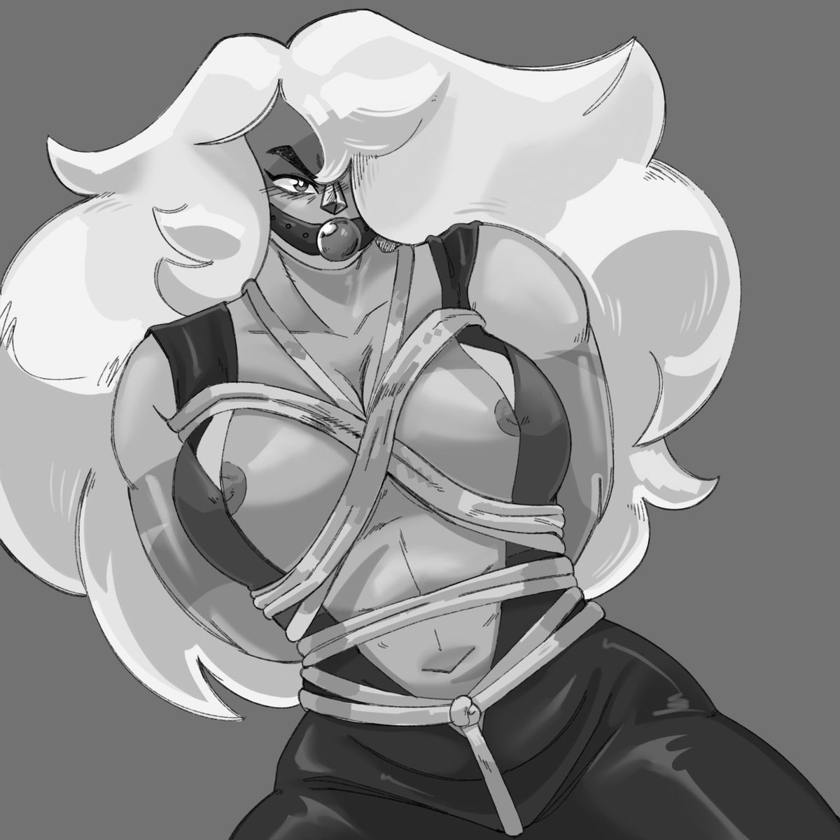 sleephormone's tweet photo. a recent comm of a tied up jaspar :D https://t.co/TeEpW4f3BQ