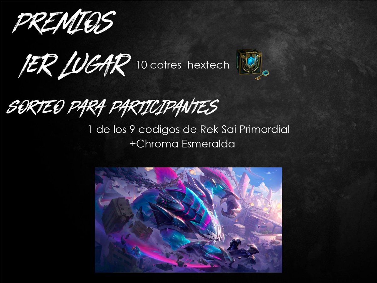 rojo_elpatron's tweet photo. Les traigo la QuinieLLA 🤠
Participa por increíbles premios, tan solo responde a las siguientes preguntas!  

-¿Quién será el campeón del Clausura de la LLA? 
-¿Quién será el MVP?  
-¿Cuántas partidas se jugarán en este Bo5? 

 #EIP #LLA #HoraDelShow https://t.co/1bHY91xzzt