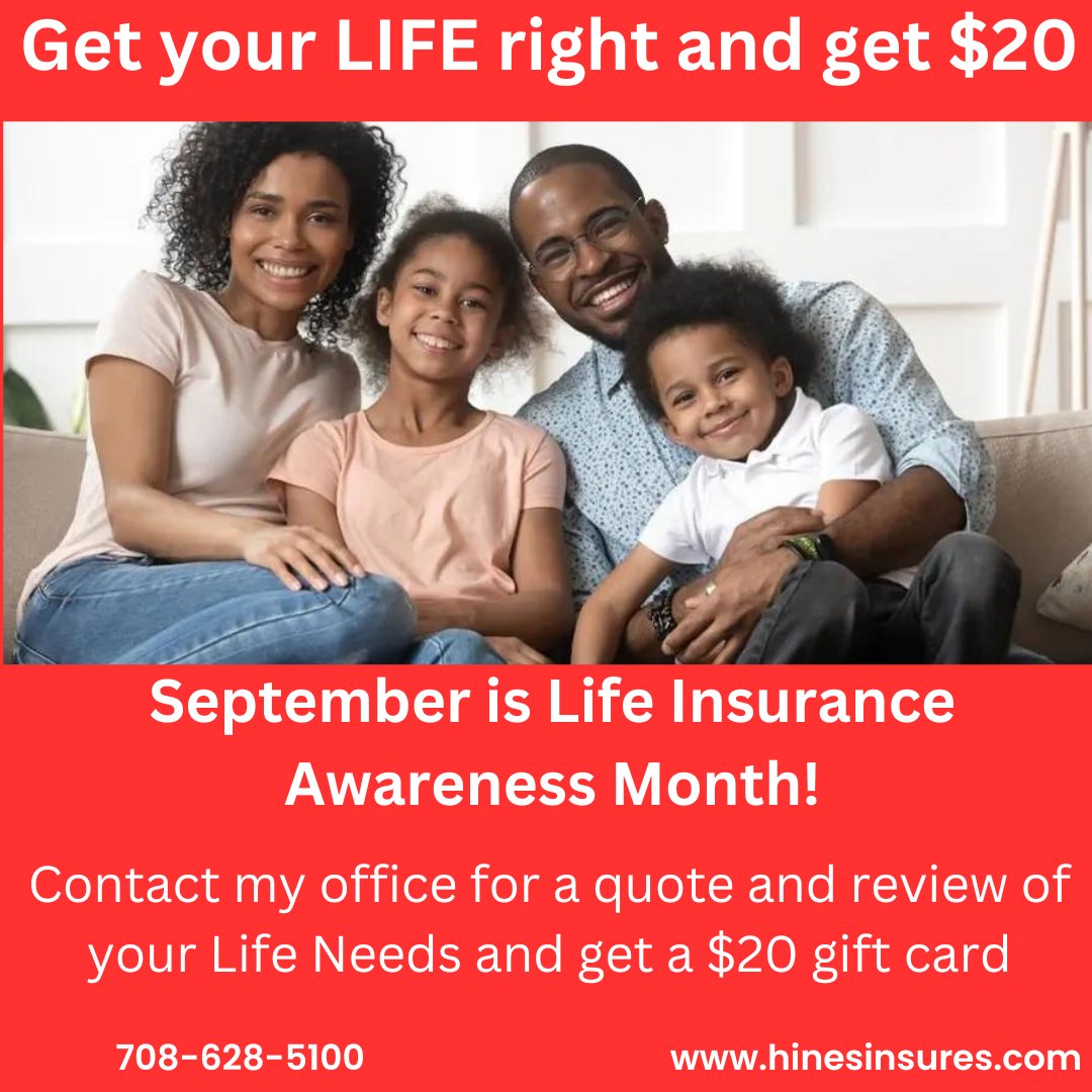 hinesinsures's tweet image. Could you use an extra $20? Get a $20 gift card by simple getting a Life Insurance Quote and Review with Jeffrey Hines State Farm Agency today!   #InsuranceAgent #LifeInsuranceQuote #InsuranceReview #Hinesinsures #ProtectYourFamily #SecureYourFuture #GetInsured #InsuranceQuotes