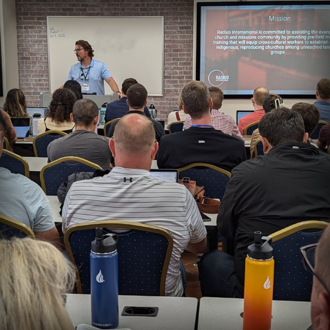 RadiusInt's tweet photo. Today starts the first classes for the Class of 2025 at Radius.
Welcome!! Looking forward to what the Lord has in store for you this year.
#SeriousTraining #MissionsTraining https://t.co/QejpkSAVS5