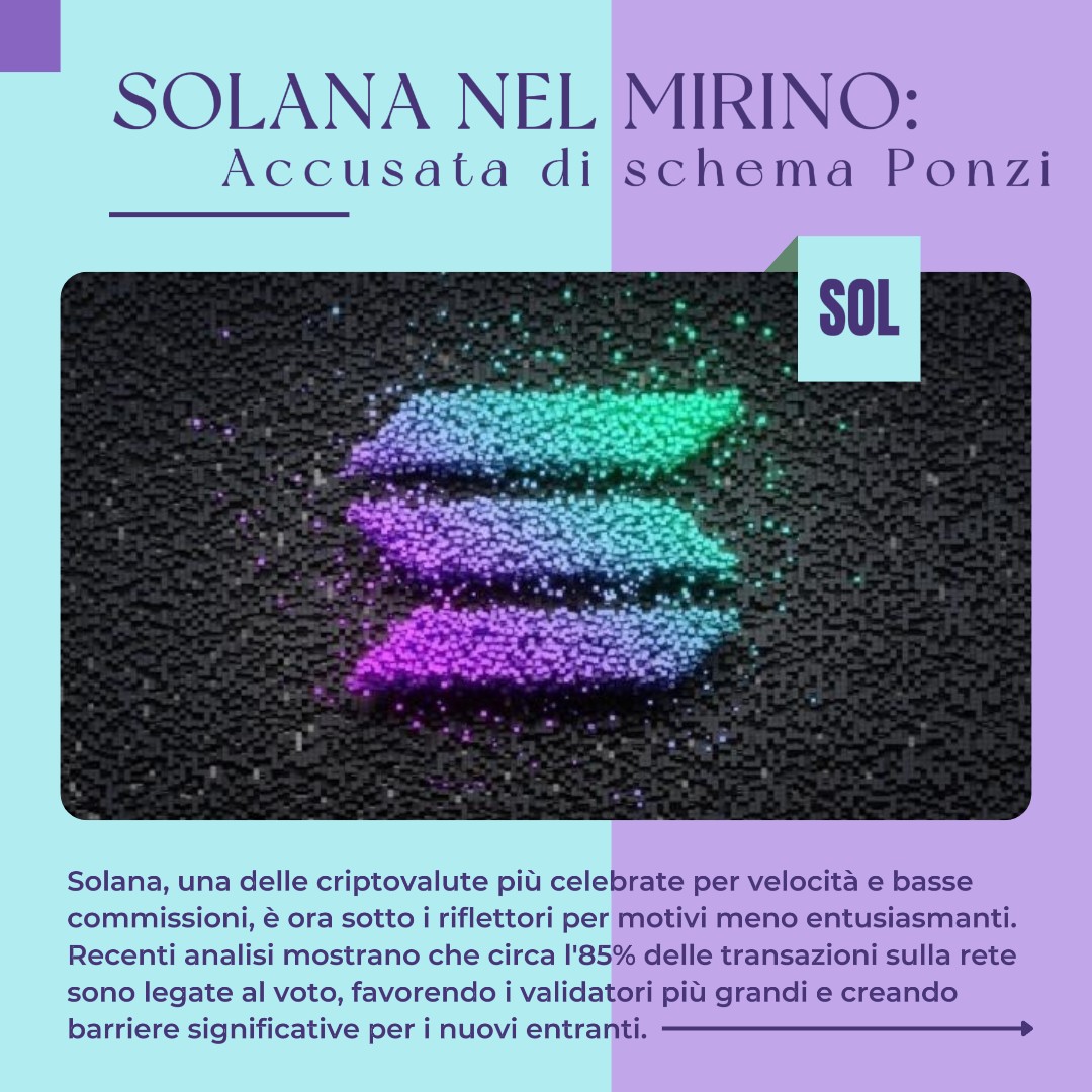 BitcoinSecondo's tweet photo. 🖐 Solana accusata di essere uno schema Ponzi mascherato

Leggi l'Articolo Completo:
https://t.co/mn0jl7ghvT

Bitget -10%
https://t.co/RZJx1WDZlI

#BitcoinReportItalia #Solana #Ponzi #Transazioni #Rete #Accuse #Validatori #Cripto #Bitcoin https://t.co/KnBBNVCSbX