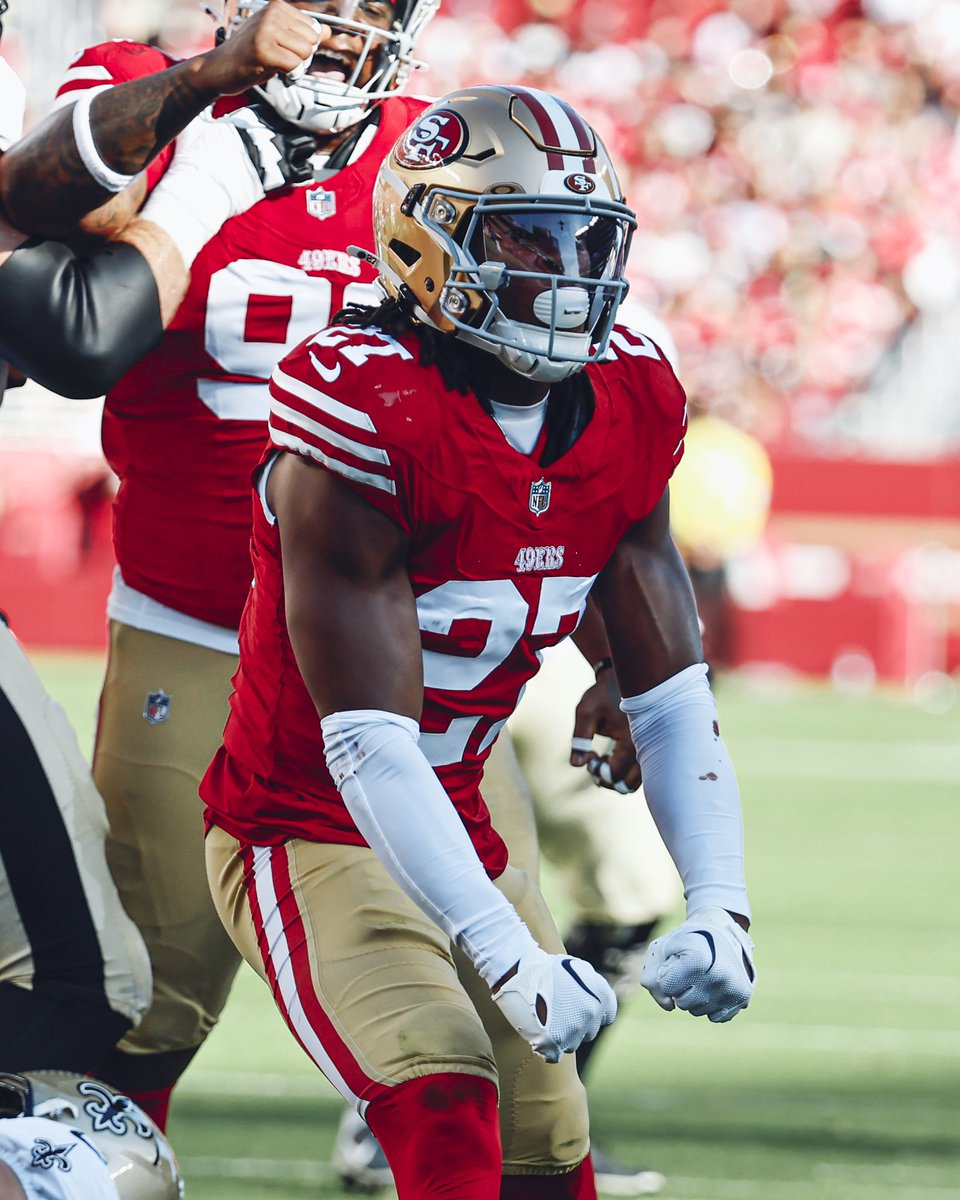 49ers's tweet image. Nothing but the hits 💥