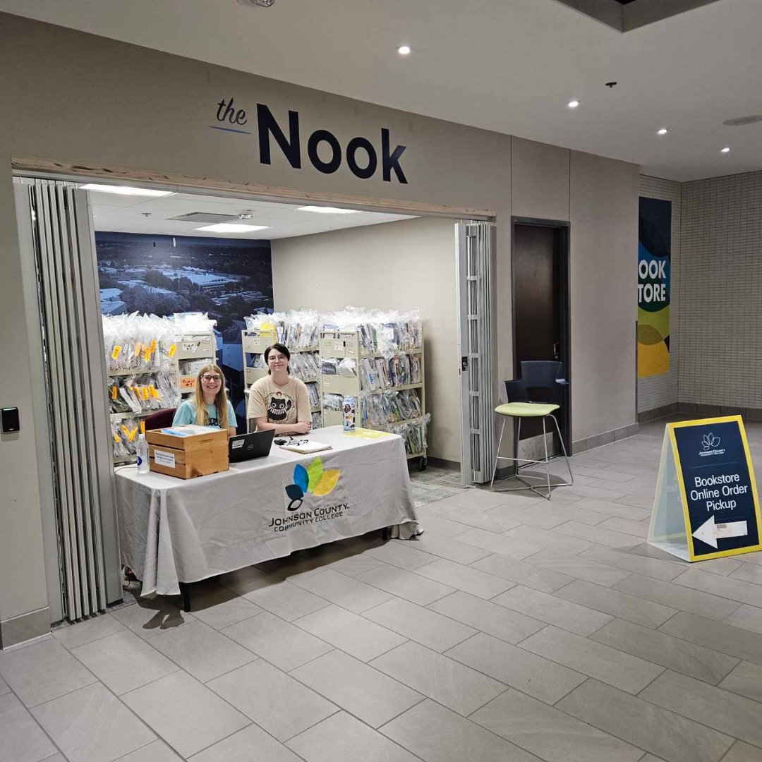 Come get your books at the Nook! If you've placed an online order and you got the "Order is ready for pickup" email then come on down! You don't even have to go into the store - just stop by the nook and give them your order number!