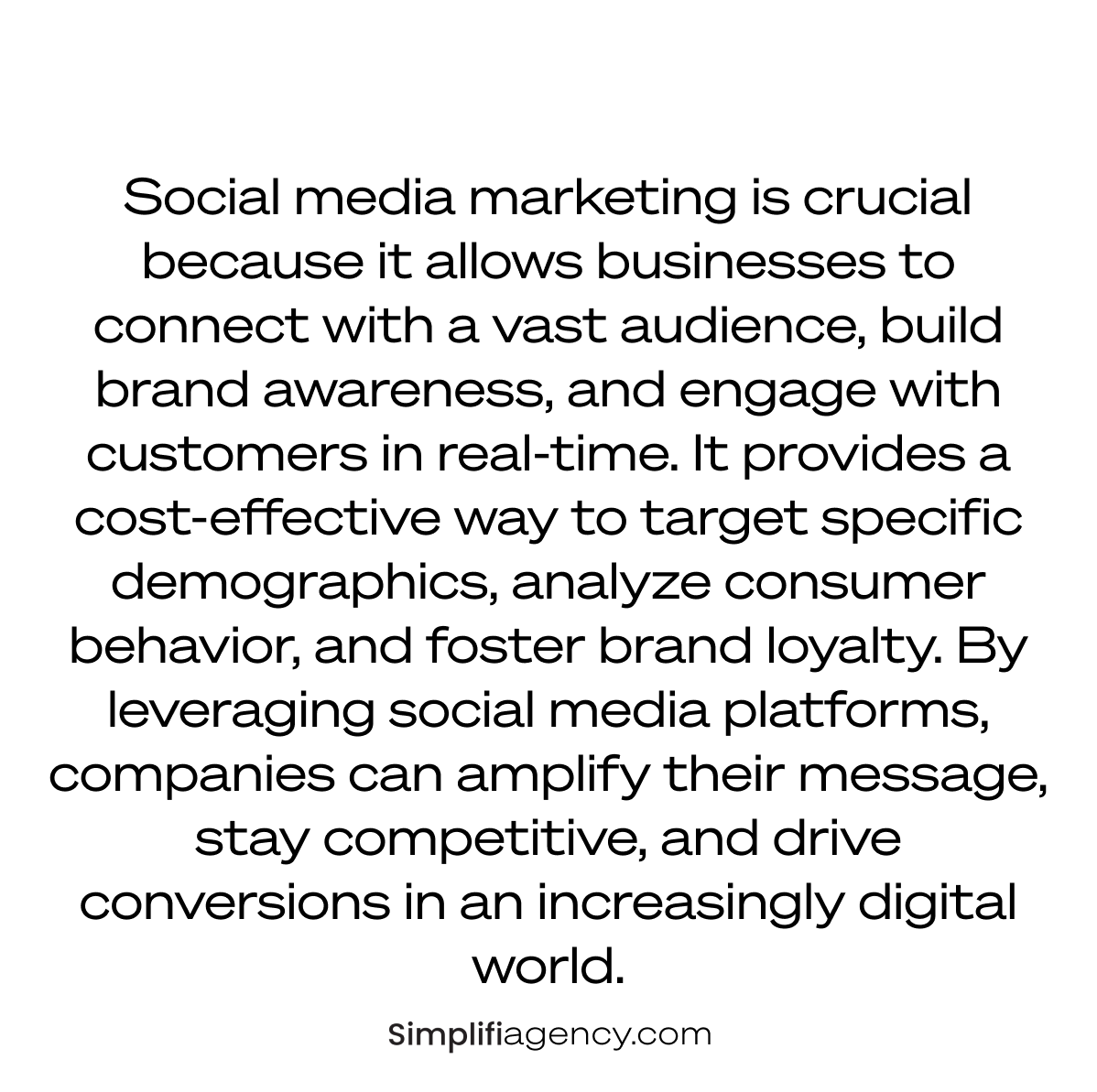 SimplifiAgency's tweet photo. Engage, connect, and grow with social media marketing. Your brand’s story deserves to be heard. 📈 #MarketingStrategy #DigitalGrowth https://t.co/Ixbyr7gaPY