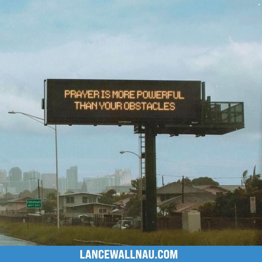 lancewallnau's tweet photo. Even when you can't see things happening, don't stop praying! https://t.co/6wu8SqlHXl