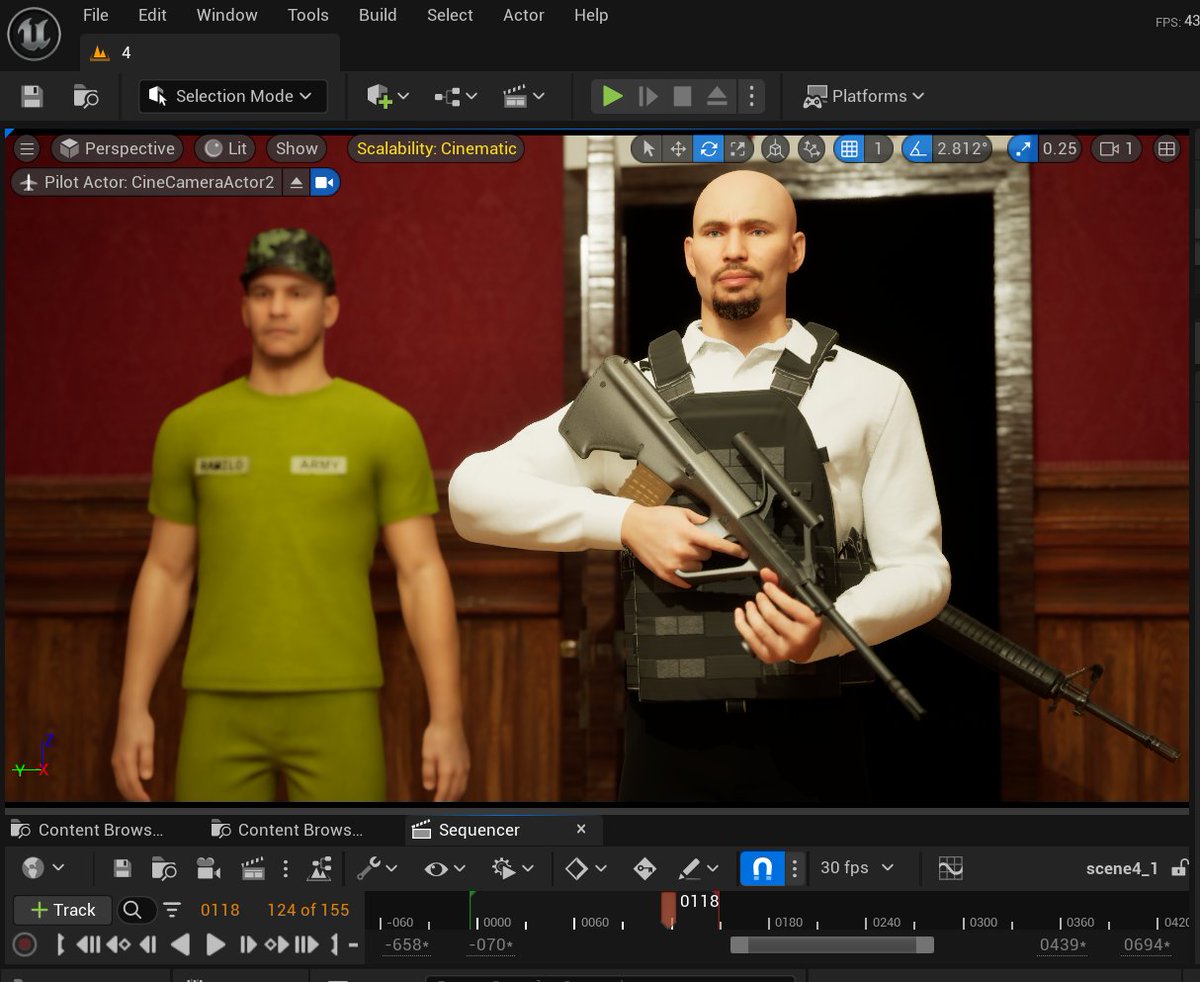 Commandor_RTS's tweet photo. Here's one of the polishing we're doing in the introductory cinematic. The Ghost, or as locals refer to him, 'El Espectro', is the second-in-command. His background is filled with black ops experience, including time in South African special forces and as a BlackBear operative. https://t.co/3CxUubBbpC