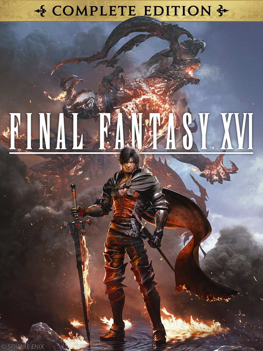 Pre-purchase Final Fantasy XVI on Steam and Epic Games Store now.

A complete edition of the game is also available, which includes the main game as well as both paid DLCs - Echoes of the Fallen and The Rising Tide. #FF16