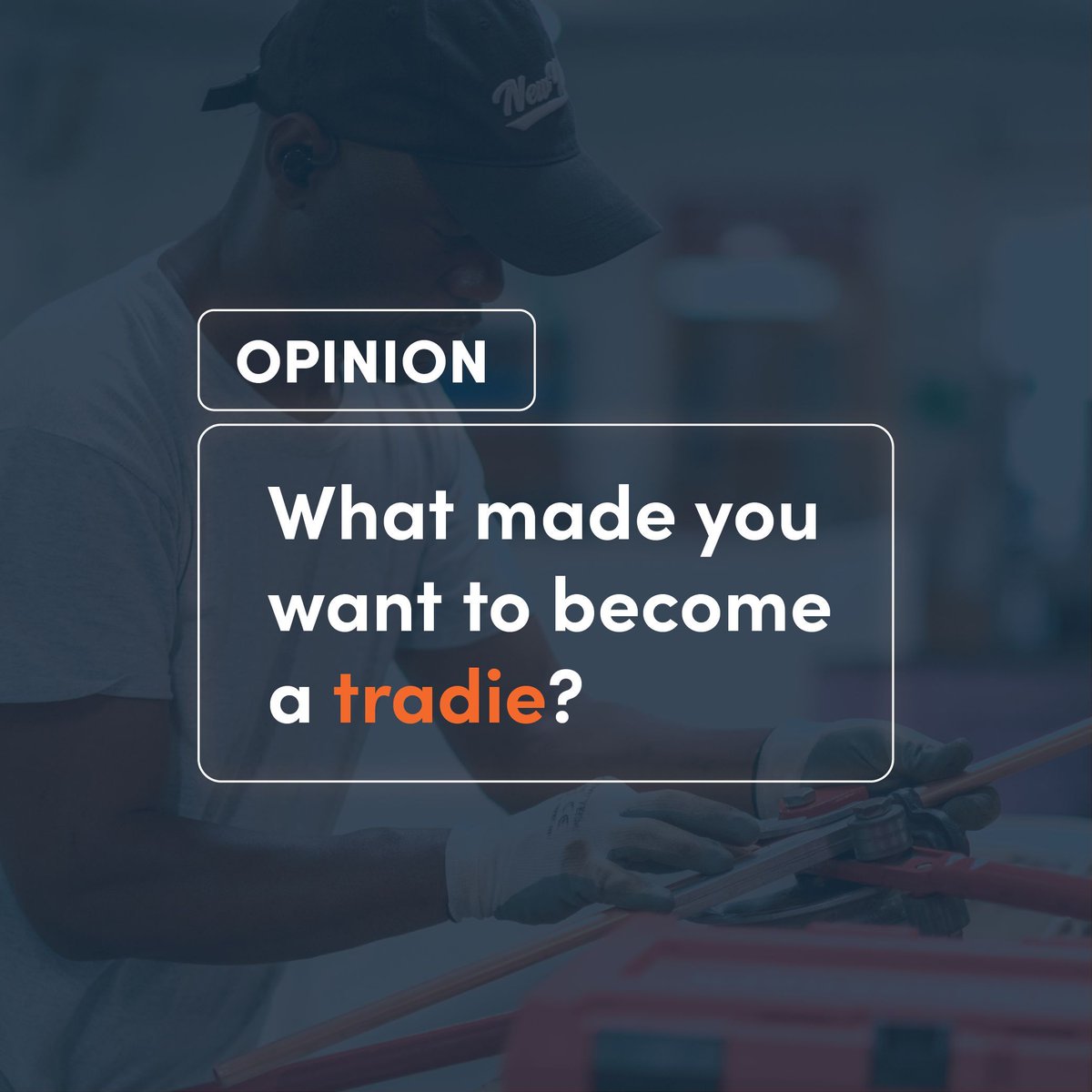 ATAcademiesUK's tweet photo. One for the qualified tradies! What made you want to become a tradesperson? Comment below and let us know!⚡ #electrician #gasengineer #carpenter #plumber #tradie #onthetools #tradejobs https://t.co/VWsY5j8gu1