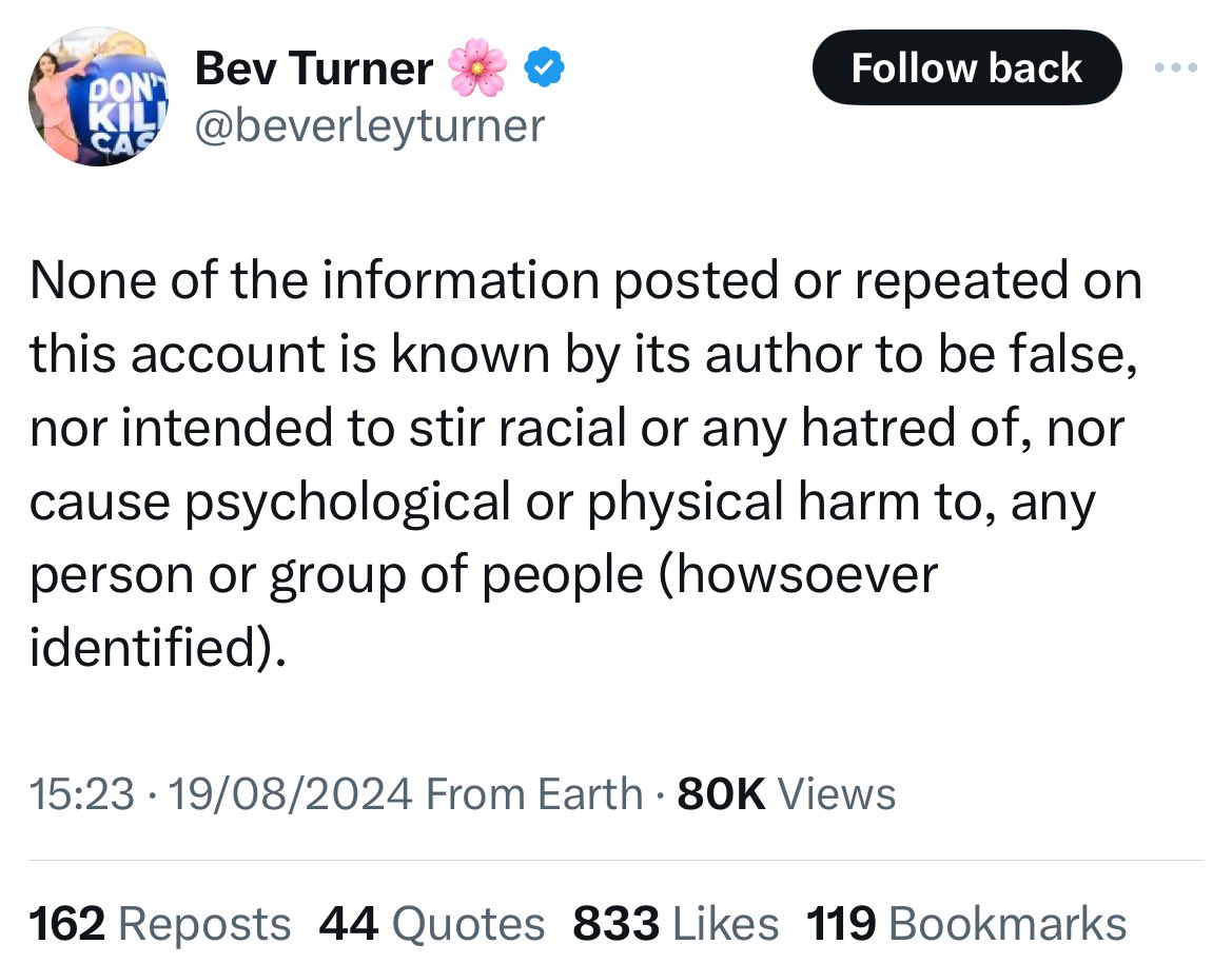 For those asking, this is about as effective a legal strategy as a bank robber donning a t-shirt reading “I AM NOT DISHONESTLY APPROPRIATING PROPERTY BELONGING TO ANOTHER WITH THE INTENTION OF PERMANENTLY DEPRIVING THE OTHER OF IT.”