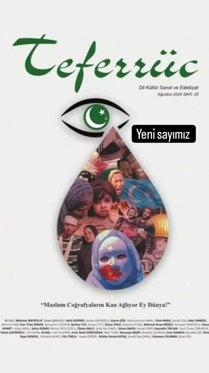 _ercaniris's tweet photo. Bu sayıda bizimle yol yürüyen arkadaşlar... https://t.co/p3pv4zDYH7
