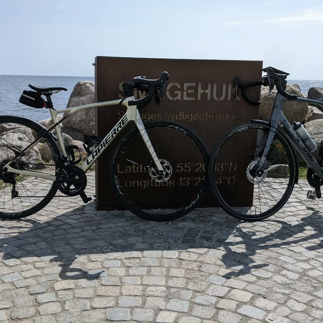 stefanhock's tweet photo. #KopenhagenYstad2024  Skanör - Skivarps 71 km. Schön an der Küste lang über Trelleborg und dem südlichsten Punkt von Schweden für die Sammlung. https://t.co/Uwa1xGHqmZ