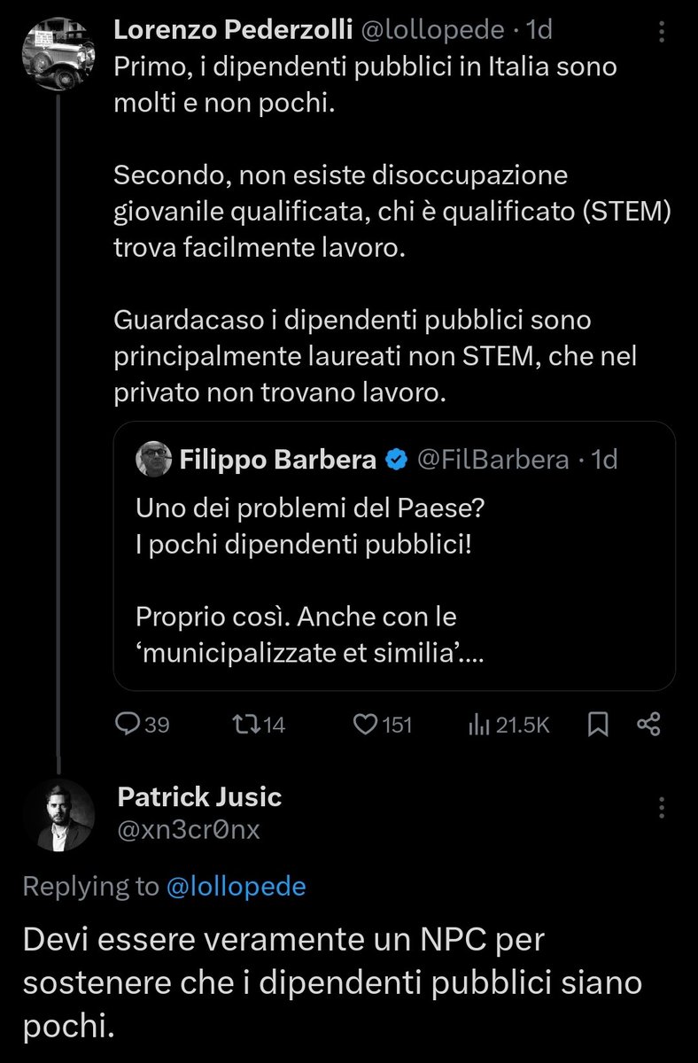 curcuz's tweet photo. @lollopede @xn3cr0nx Ti sei reso conto che ti stava dando ragione, leone da tastiera? Che figura di merda. https://t.co/47fQpuzkXz
