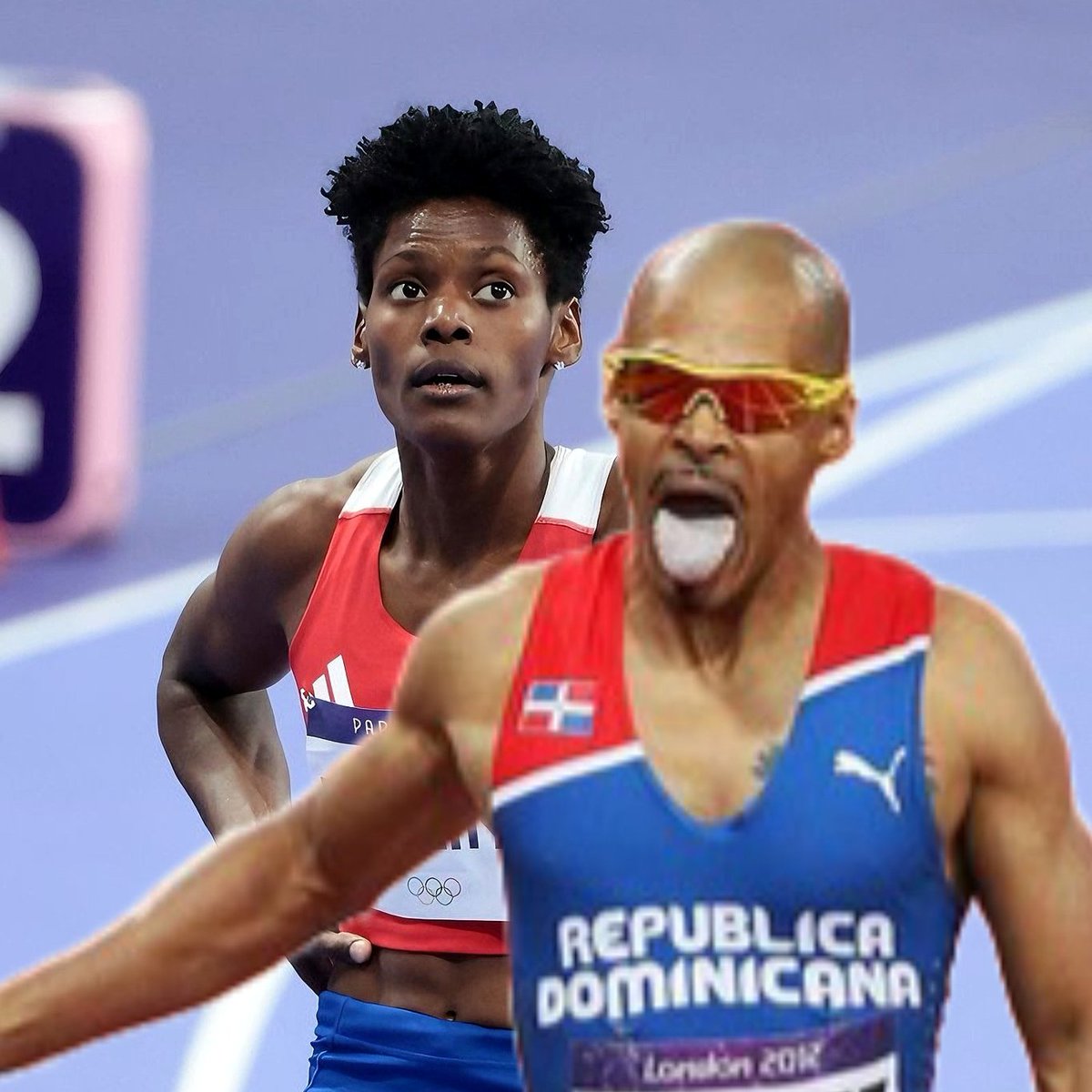 1. Yo me taba' bebiendo un cafecito de media tarde y de repente se armó un royal rumble entre dos atletas que le han regalado Oro a la patria, Sr. Félix Sánchez vs. Marileidy Paulino.

Y ya que el deber llama, vamo' allá con este lío de campo y pista con vallas, planos x 400.