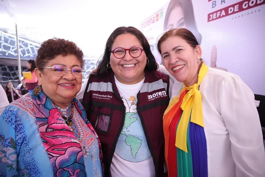 Quiero felicitar a nuestra querida compañera Citlalli Hernández Mora por su nombramiento como titular de la nueva Secretaría de las Mujeres, en el gobierno de la Presidenta electa <a href="/Claudiashein/">Claudia Sheinbaum Pardo</a> 

¡No cabe duda es tiempo de mujeres 💜 muchas felicidades !