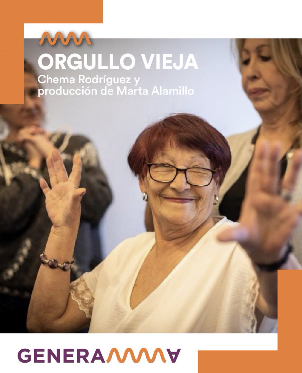 GenerammaFest's tweet photo. 🎞 Orgullo Vieja, de Chema Rodríguez (España, 2024), con distribución y producción de @Martaalamillo, forma parte de #Generamma2024, dentro de la sección Nuevos públicos.

🗓️ 13 de septiembre | 09:30h.
📥 Entrada libre, previa recogida.
📍 Teatro Moderno de Chiclana. https://t.co/nkf024Gqru