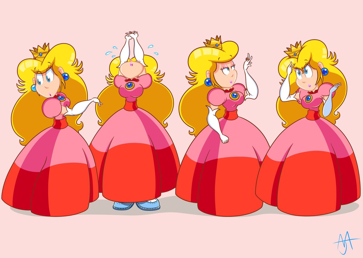 PrincessPeach's Smash Idle poses Did you know that as of Smash