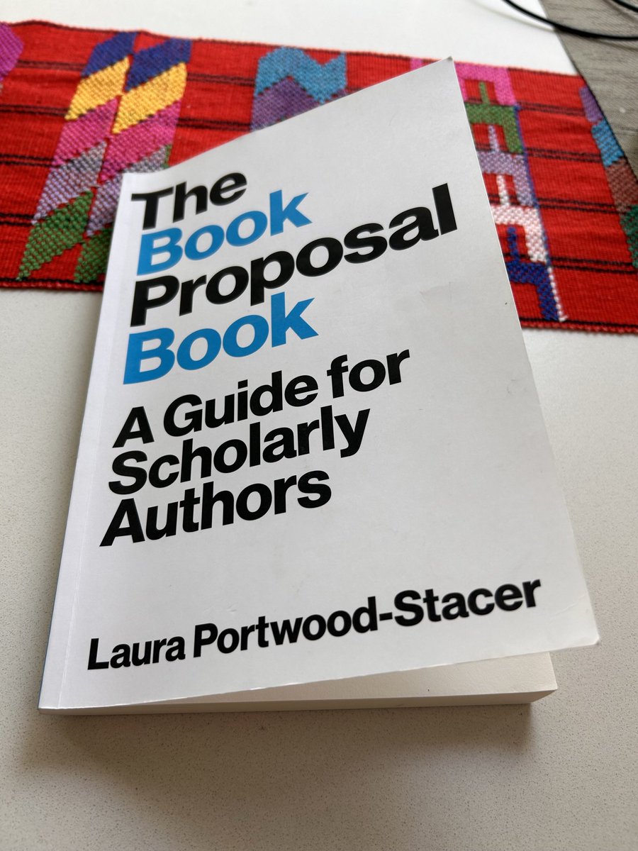 Using part of my postdoc to work on my book proposal and draft the manuscript.

The stories Guatemalan migrants and activists shared with me must reach a broader audience both in the U.S. and Guatemala. 

Using <a href="/lportwoodstacer/">Laura Portwood-Stacer @lportwoodstacer.bsky.social</a> ‘s book as a helpful guide. <a href="/UC_PPFP/">PPFP Info</a> #CentAmStudies
