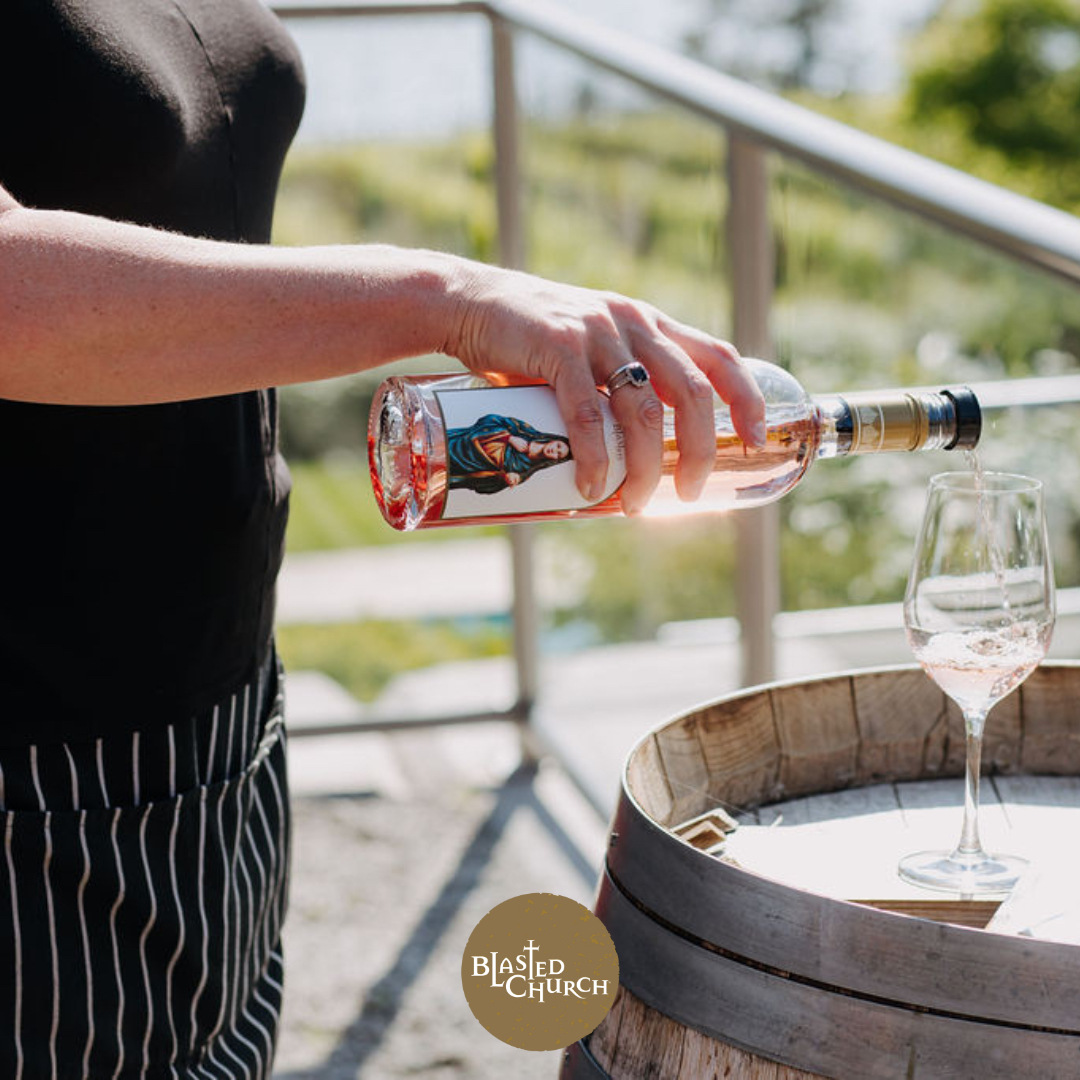 BlastedChurch's tweet image. It's all-day Happy Hour - so you can beat the afternoon heat and enjoy earlier!

See you soon!
Tag a wine-loving friend you'd like to visit with 🍇🍷
#bcwine #okanagan #explorebc #explorebcwine