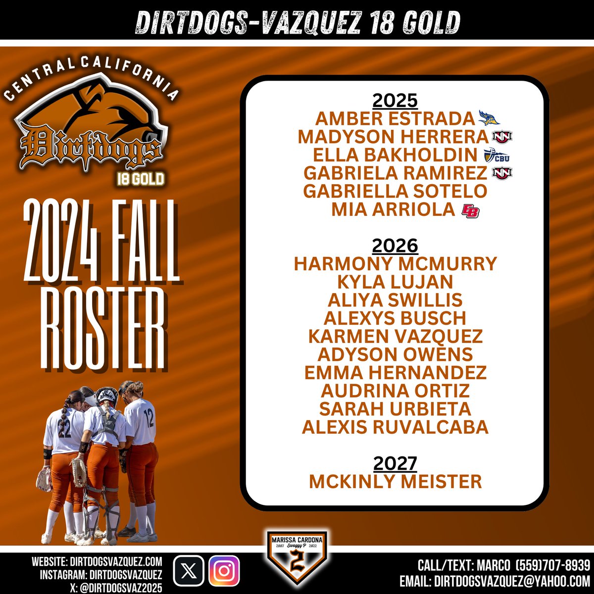 2024 Fall Roster