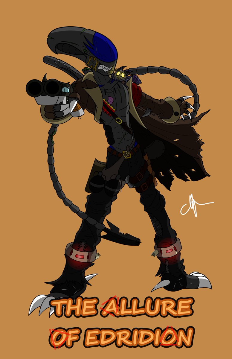 ChristoMan15's tweet photo. The Allure Of Edridion is another story concept that started as a collab between me and an old friends #Yautja character on DeviantART.
#alienvpredator but the #Alien and #Predator have no choice but to work together to survive the hostile crimeworld of Edridion.
#xenomorph https://t.co/ZFJO2dJUYw