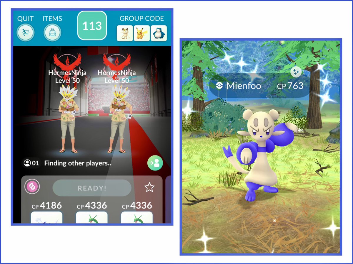 HermesNinja's tweet photo. Double your pleasure, double your fun, it’s two, two, two Ninjas in one! 😂
💖✨💖 Well over 80 encounters but it’s now mine! 💖✨💖
#PokemonGO #GOBattleWeek #ShinyPokemon #ShinyCheck https://t.co/oTwfn8Ur1l