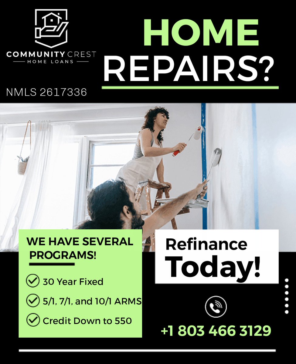 Community_Crest's tweet image. Oscar Perez 
Direct# 803-466-3129 
Email: operez@communitycrest.ai 
Website: CommunityCrest.ai 
📍South Carolina 
NMLS# 864629

#HomeLoan
#Refinance
#Purchase 
#HouseHunting
#relocation
#FirstTimeHomeBuyer
#HouseHunting
#DreamHome
#HomeOwnership
#foreverhome
#SouthCarolina